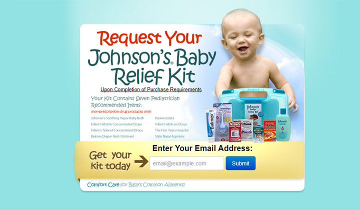 Johnsons Baby Relief Kit