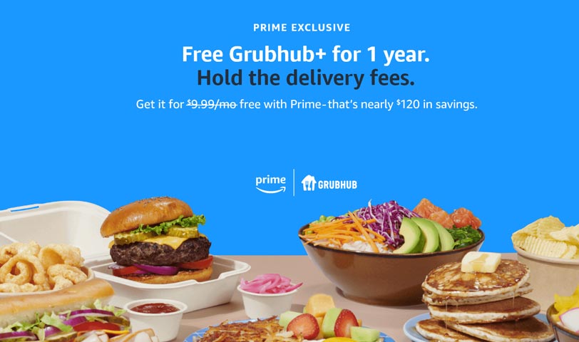 Free One-year Grubhub+ Membership and $5 Off $20+ from Chipotle.