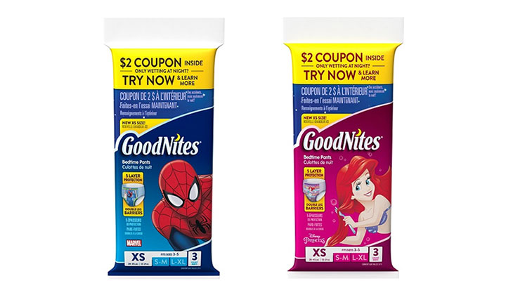 GoodNites Coupons and Deals on Boy and Girl NightTime Underwear (US Only)