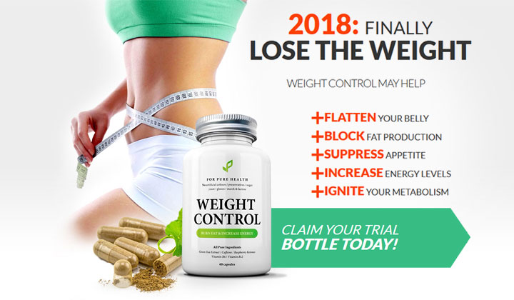 For Pure Health Trial – Weight Control