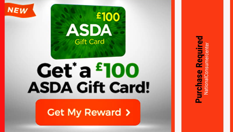 Get a Asda £100 Gift Card – UK