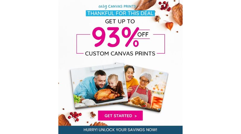 Easy Canvas Prints – Up to 93% Off