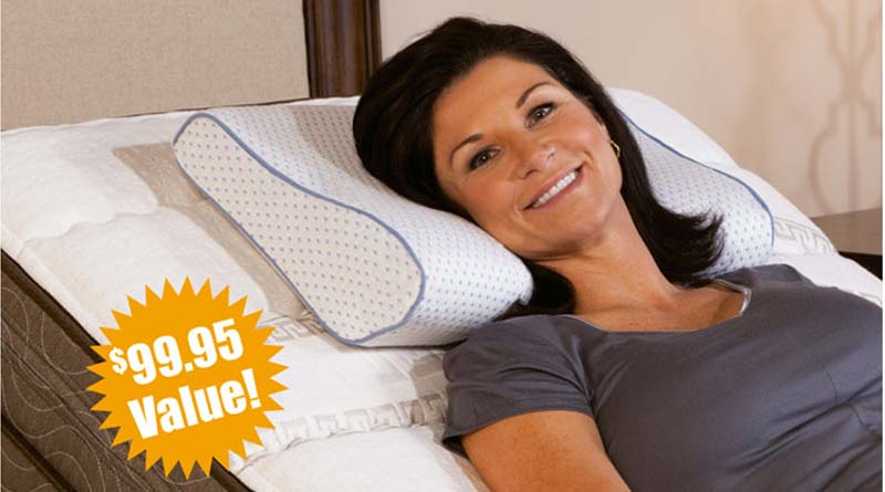 Free Pillow With an Adjustable Sleep System