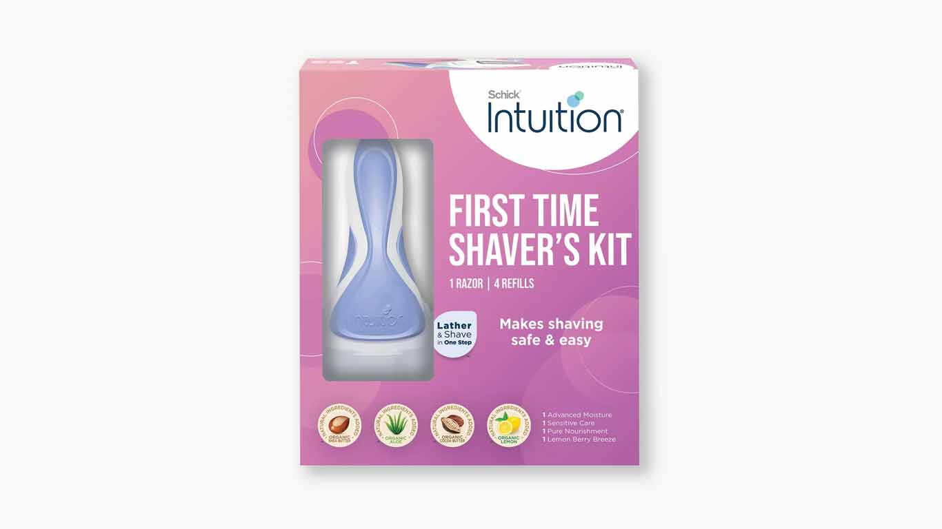Schick Intuition First Time Shavers Gift Pack